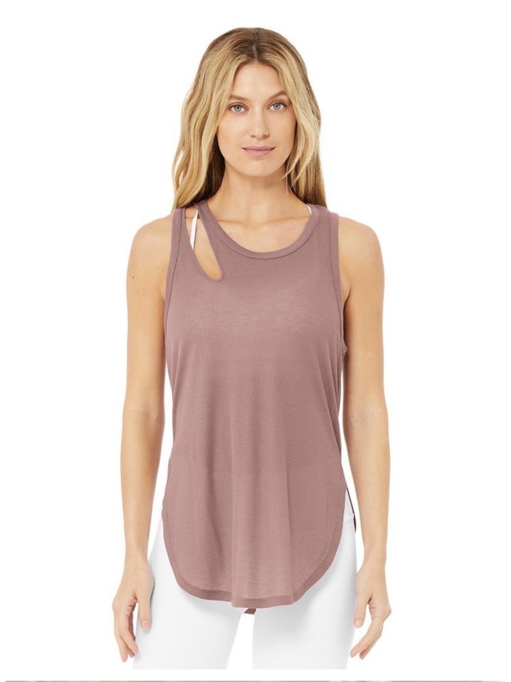 NWT Alo Yoga Ribbed Peak Tank